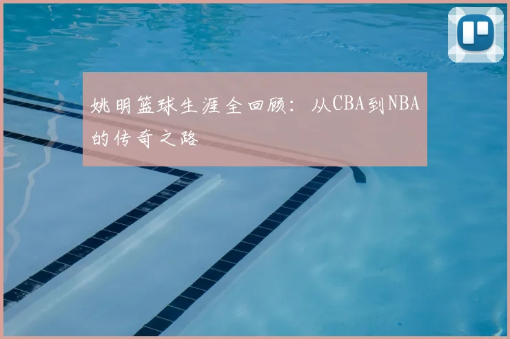 姚明篮球生涯全回顾：从CBA到NBA的传奇之路